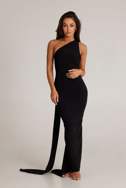 BackDrape™ Halter Maxi Dress