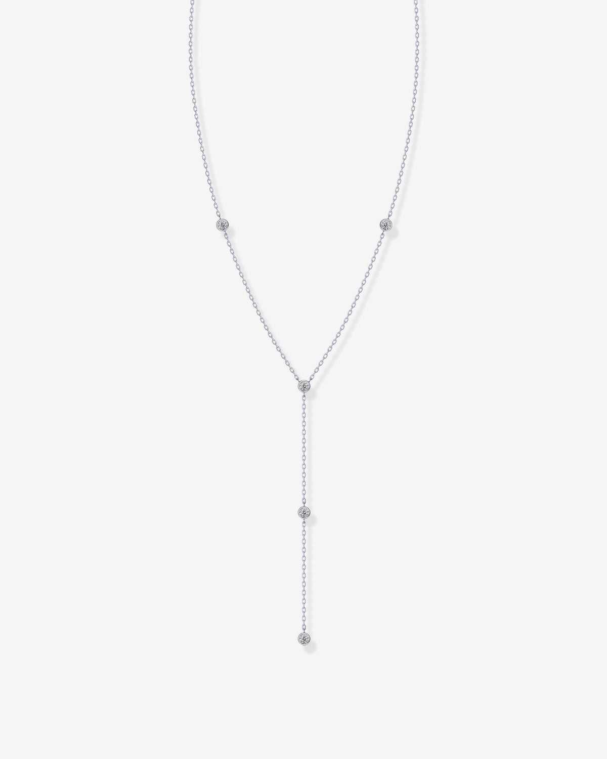 LunaGlow Beaded Y-Drop Lariat Necklace