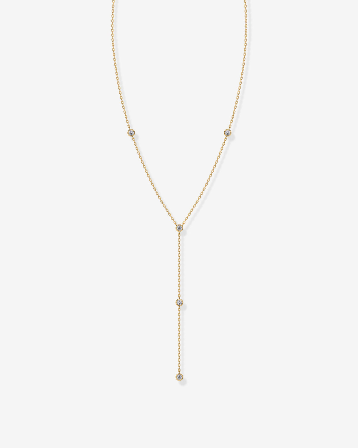 LunaGlow Beaded Y-Drop Lariat Necklace