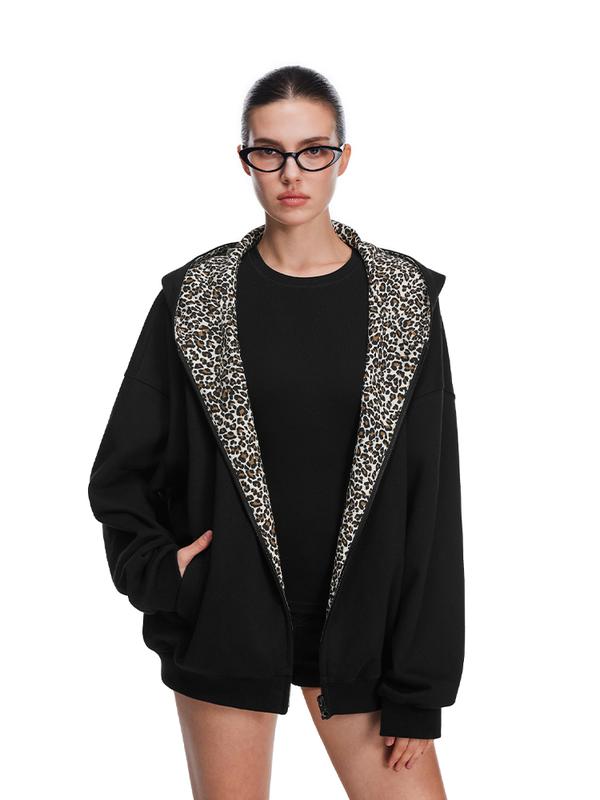 LeopardLined™ Zip Hoodie