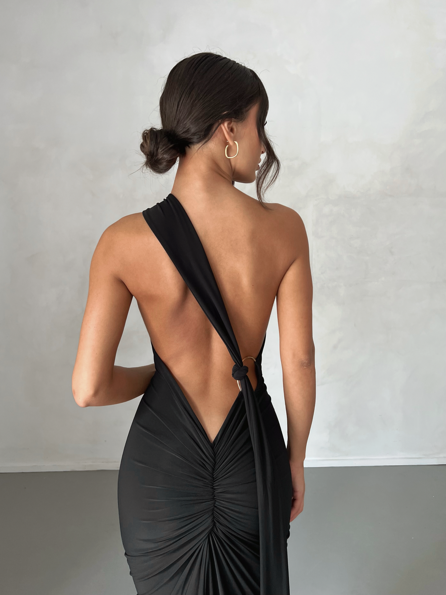 BackDrape™ Halter Maxi Dress