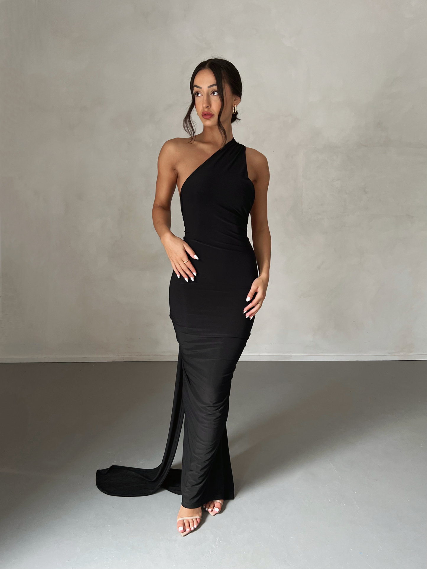 BackDrape™ Halter Maxi Dress