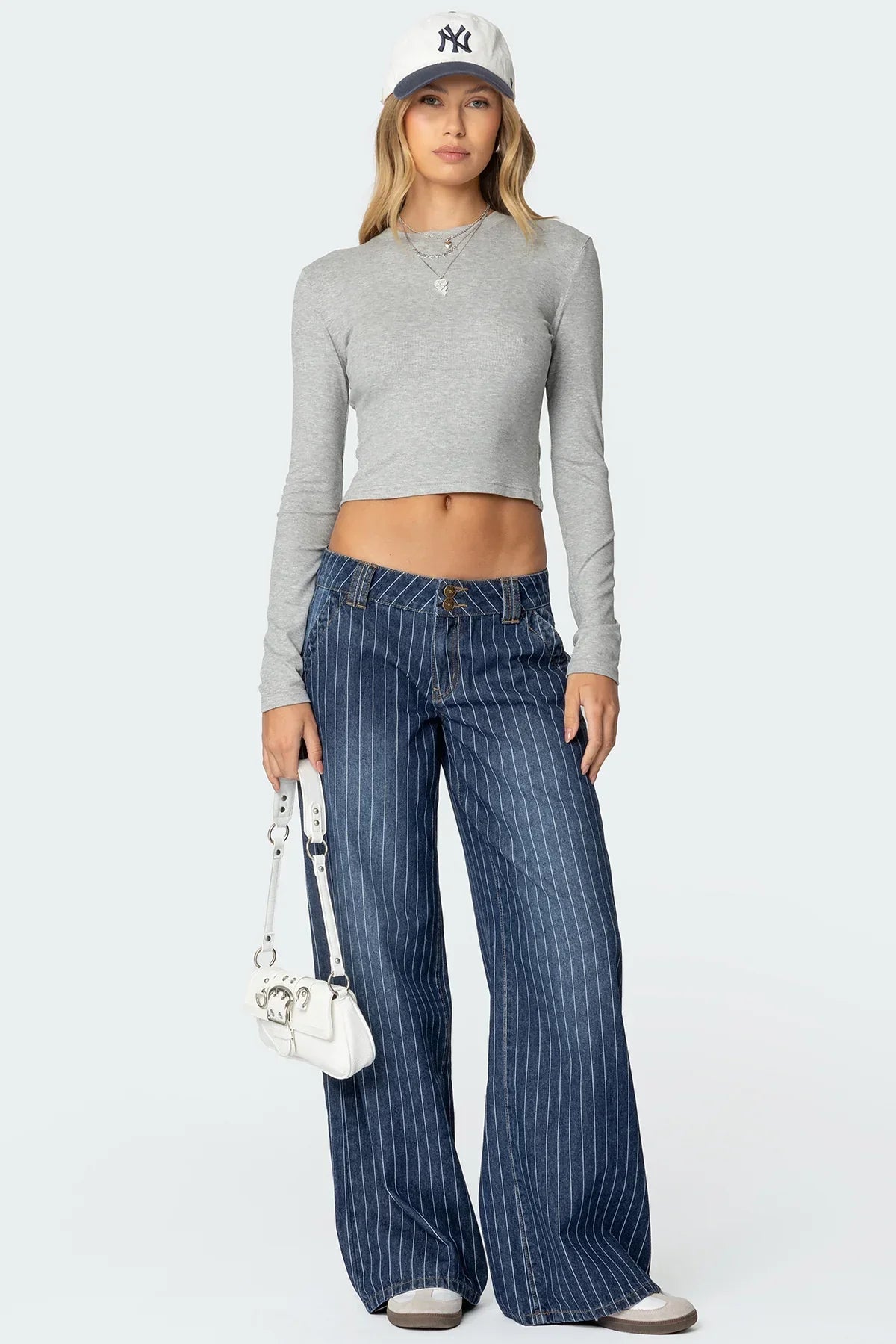 StripeForm™ - Wide Leg Jeans