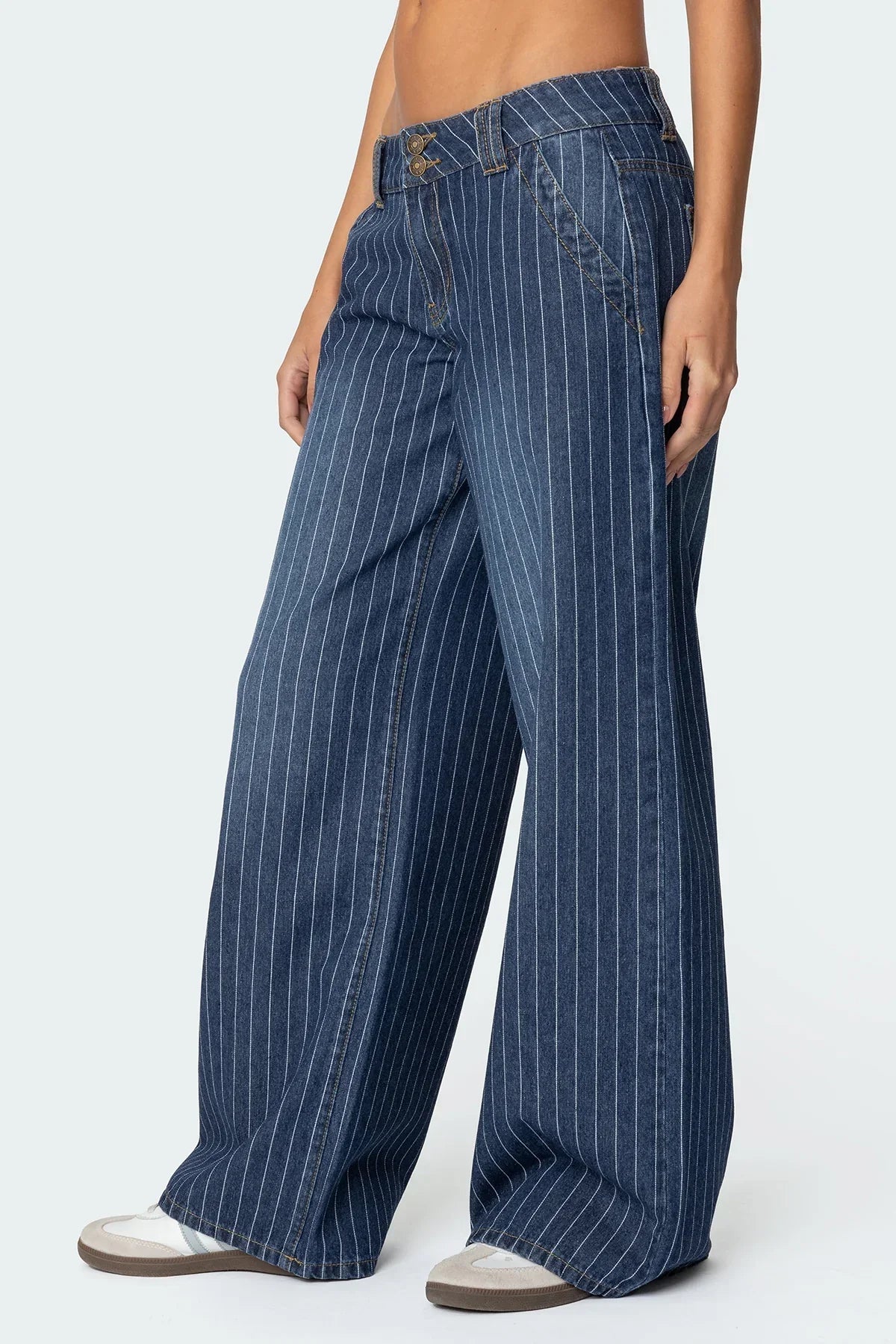 StripeForm™ - Wide Leg Jeans