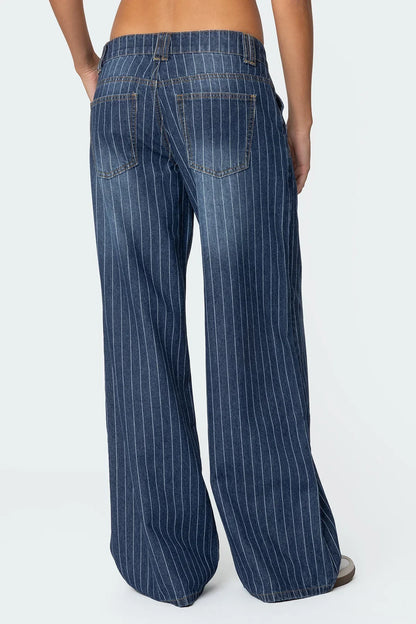 StripeForm™ - Wide Leg Jeans