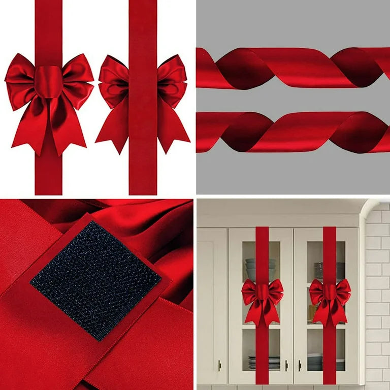 OrnamentHouse™ Christmas Cabinet Bow
