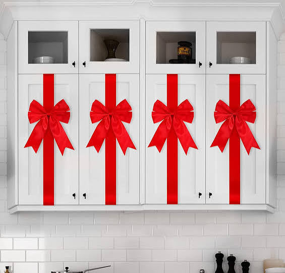 OrnamentHouse™ Christmas Cabinet Bow