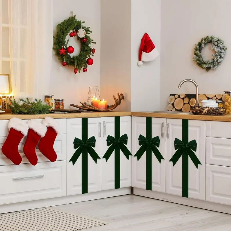 OrnamentHouse™ Christmas Cabinet Bow