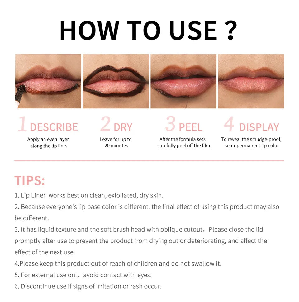 TintLock™ - Peel Off Lip Liner