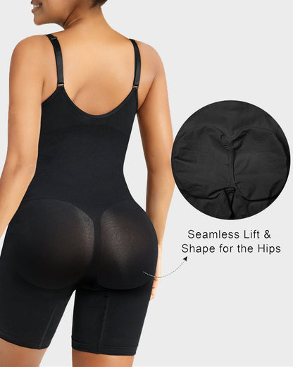 The (VIRAL) Tummy Control Zipper Bodysuit
