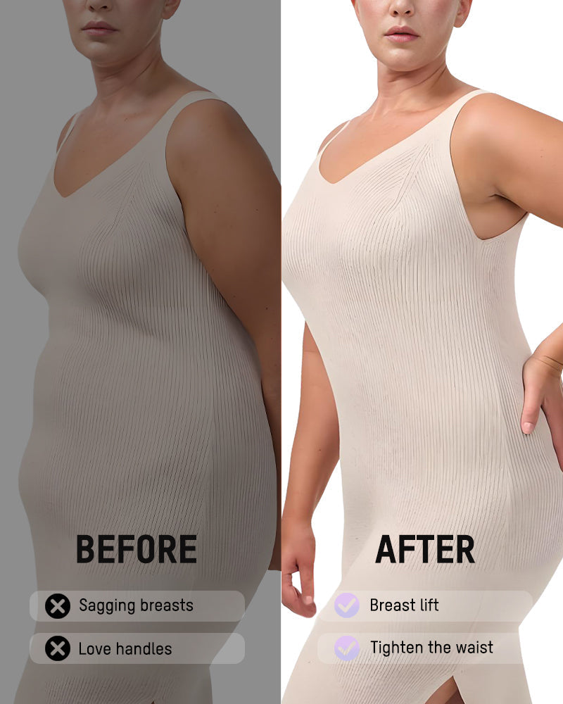 The (VIRAL) Tummy Control Zipper Bodysuit