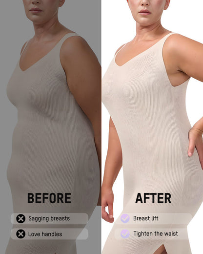 The (VIRAL) Tummy Control Zipper Bodysuit