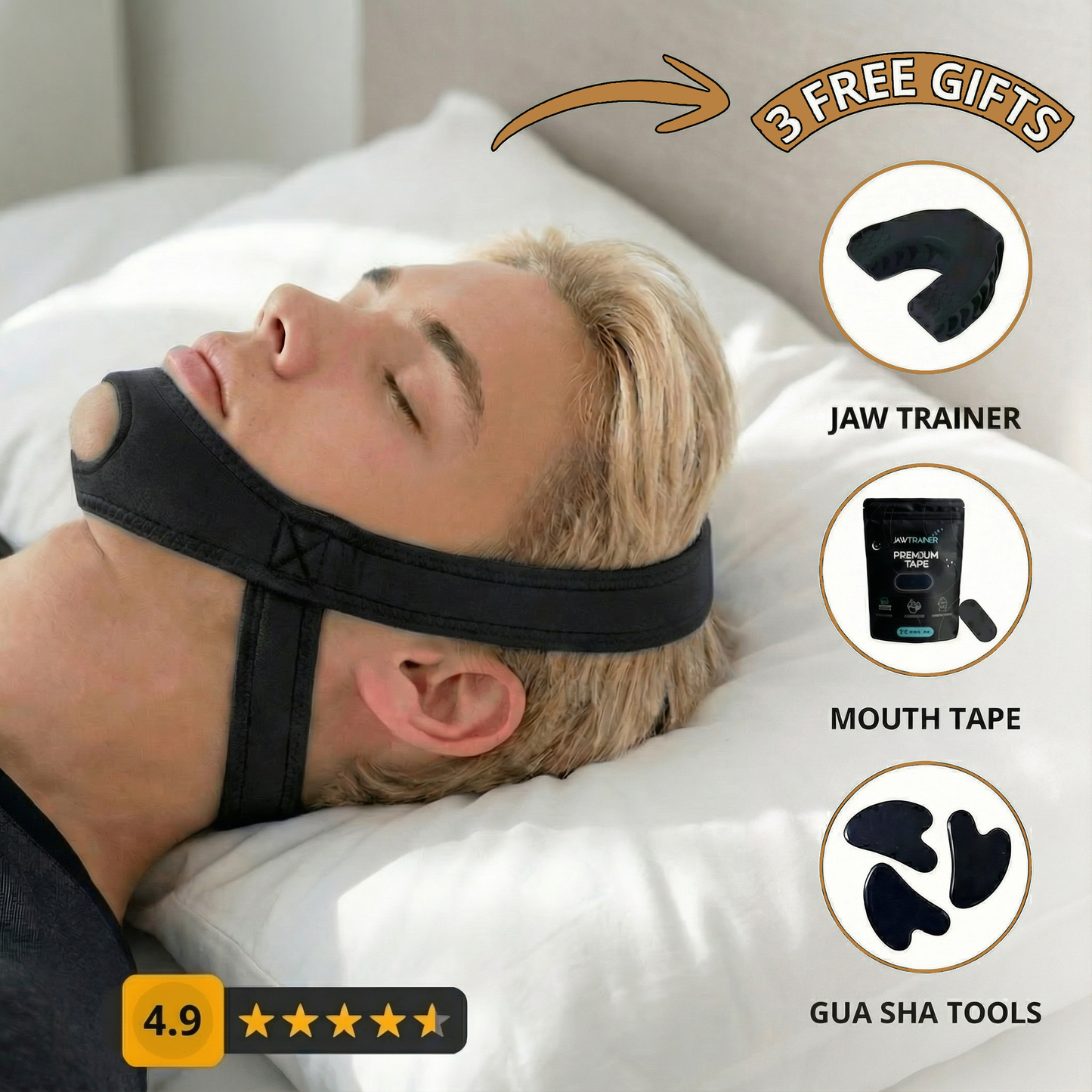 The Front Loaded Chin Strap (80% OFF Today!)