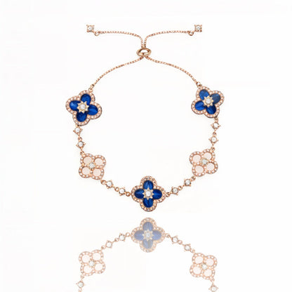 Diamond Floral Bracelet