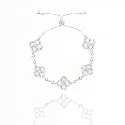 Diamond Floral Bracelet